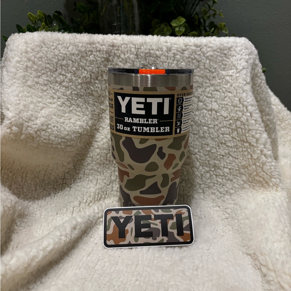 Yeti camo rambler 30oz